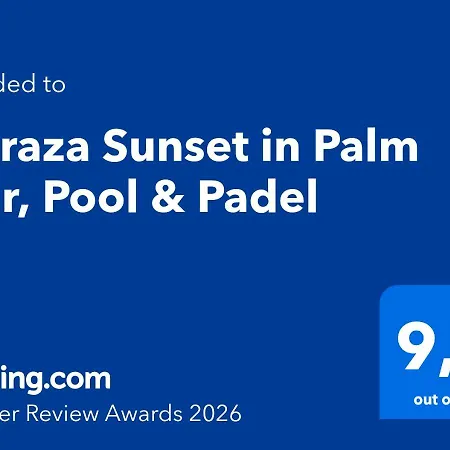 Terraza Sunset In Mar, Pool & Padel Appartement *